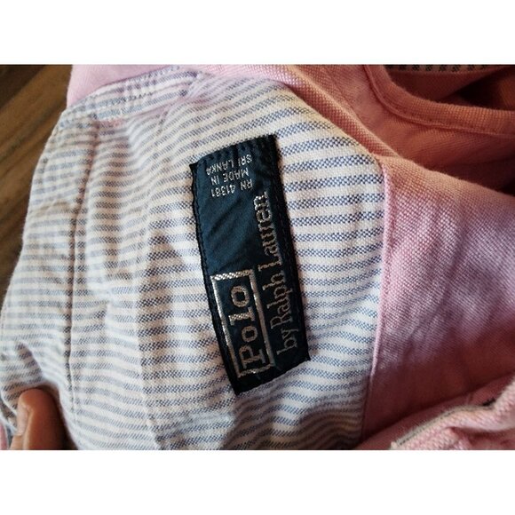 Mens Polo By Ralph Lauren Cotton Pink‎ Shorts 34 - Picture 5 of 7